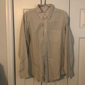 Brooks Brothers Button Down Dress Shirt - Slim Fit Large